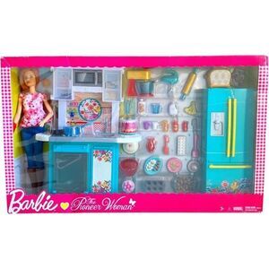 Barbie as Pioneer Woman with Ree Drummond Doll Kitchen Playset Rare‎ 2018 Set
